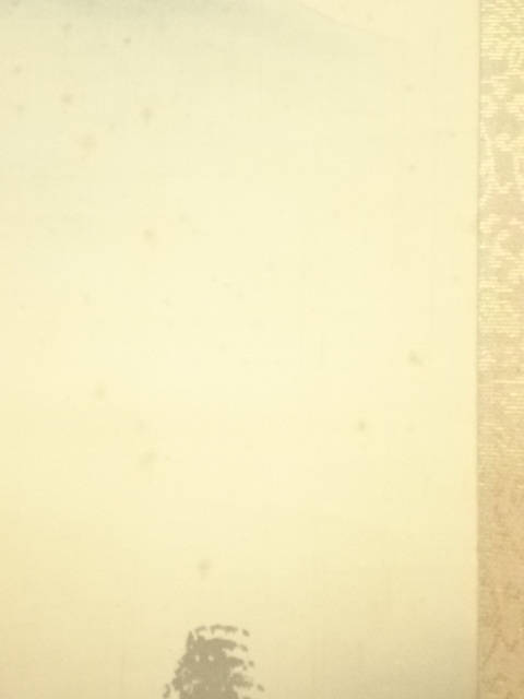 道具 ] - 道具 宏陵筆 青緑山水 肉筆絹本掛軸（共箱） | ネット